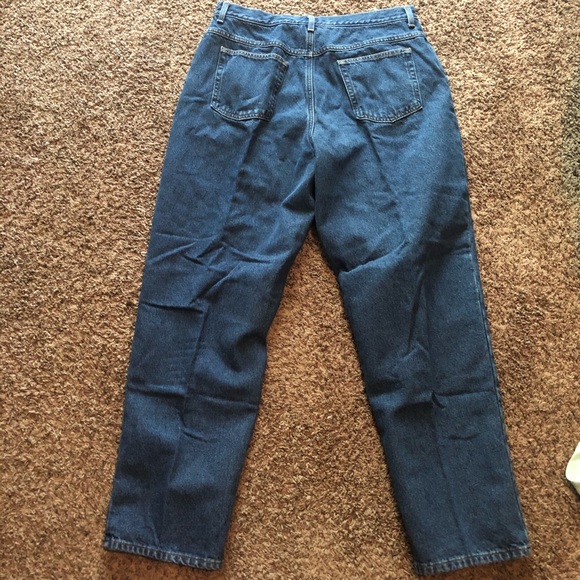 L L Bean Jeans flannel lined 18 M/T GUC - Picture 10 of 16